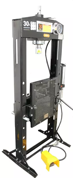 Paineilma/käsitoiminen hydrauliprässi 30T suojaverkolla - Prässit ja prässien varaosat - 920 - 1