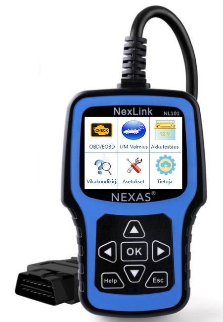 NexLink NL101 suomenkielinen vikakoodinlukija - Suomenkieliset vikakoodinlukijat - 200 - 1