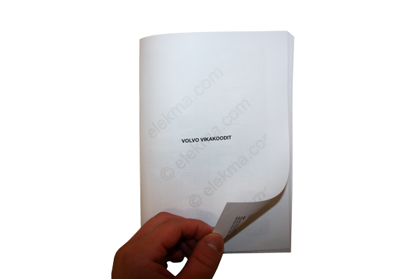 Suomenkielinen Volvo vikakoodiluettelo - Vikakoodinlukijoiden varaosat - 450 - 1
