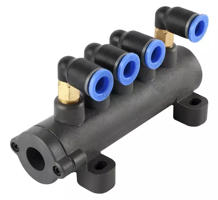 Rengaskoneen polkimen 4-tie venttiiili ilman vartta - Rengas- ja tasapainotuskoneiden varaosat - 1220 - 1