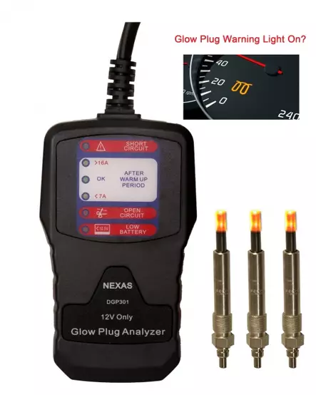 Hehkun testaus-työkalu DGP301 12V Diesel ajoneuvoille - Testerit autokorjaamoille - 511 - 1