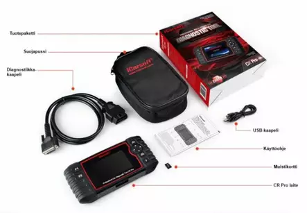 ICarsoft CR Pro vikakoodinlukija (käytetty) - Käytetyt tuotteet - 701 - 1