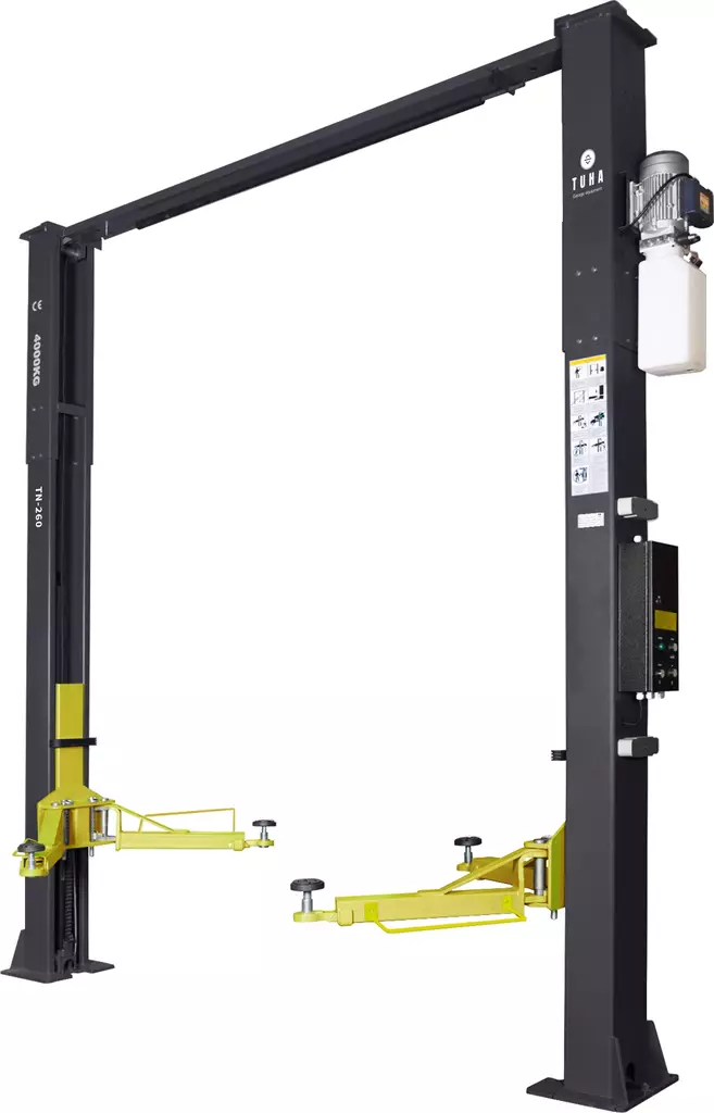 TUHA TN-260 2-pilarinostin, lattiavapaa, sähkölukollinen, 4000kg, 400 V - 2-Pilarinostimet - 832 - 1