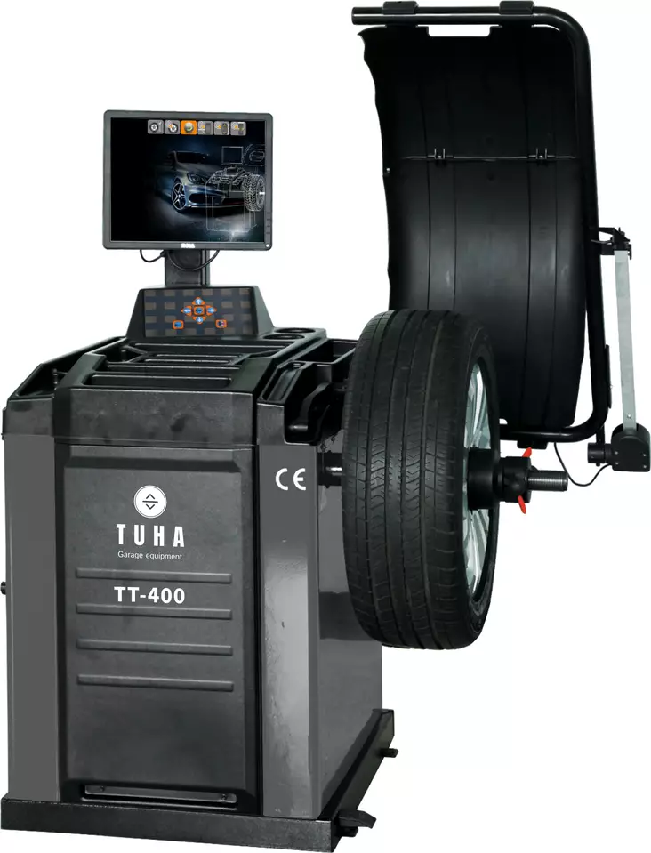 TUHA TT-400 tasapainotuskone laserilla - Tasapainotuskoneet - 842 - 1