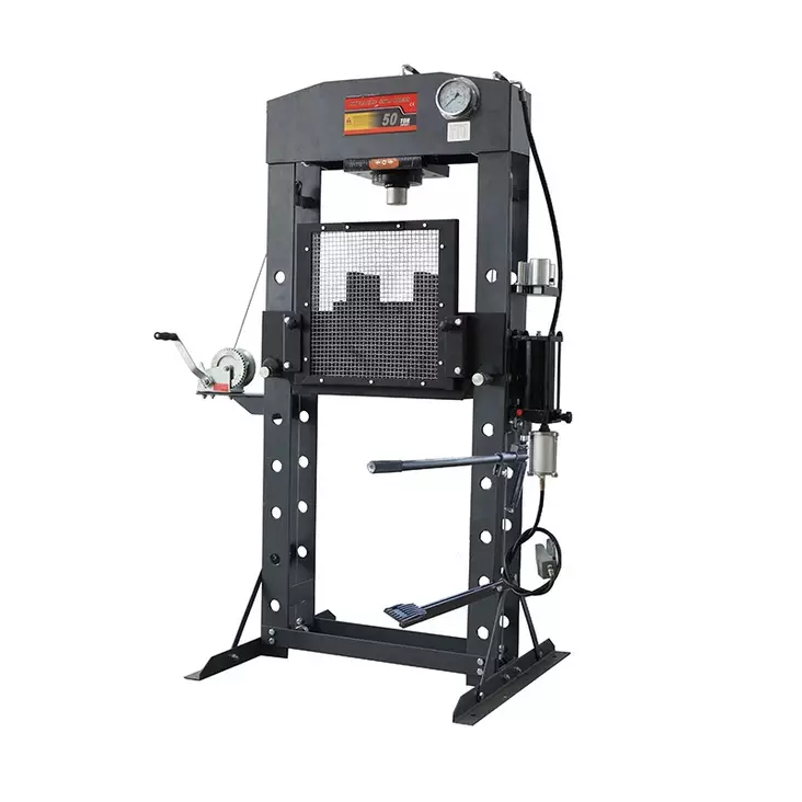 Paineilma-/käsitoiminen hydrauliprässi 50T suojaverkolla - Prässit ja prässien varaosat - 922 - 1