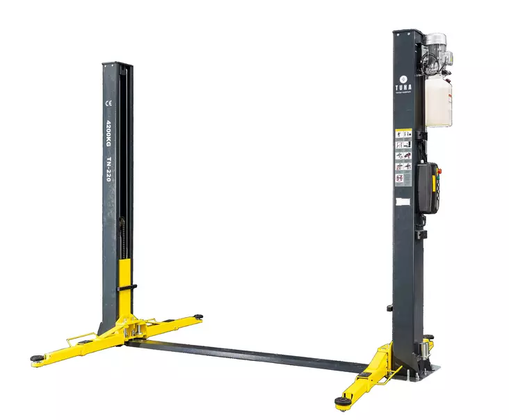 TUHA TN-220 2-pilarinostin, sähkölukollinen, 4200kg, 400 V - 2-Pilarinostimet - 1082 - 1