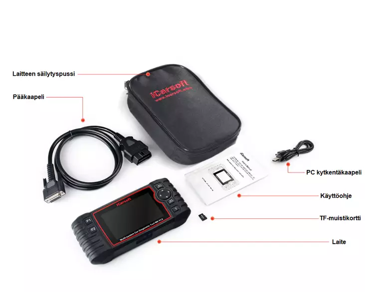 ICarsoft MB V3.0 - Mercedes-Benz vikakoodinlukija (käytetty, ei tuotepakettia) - Käytetyt tuotteet - 813 - 1