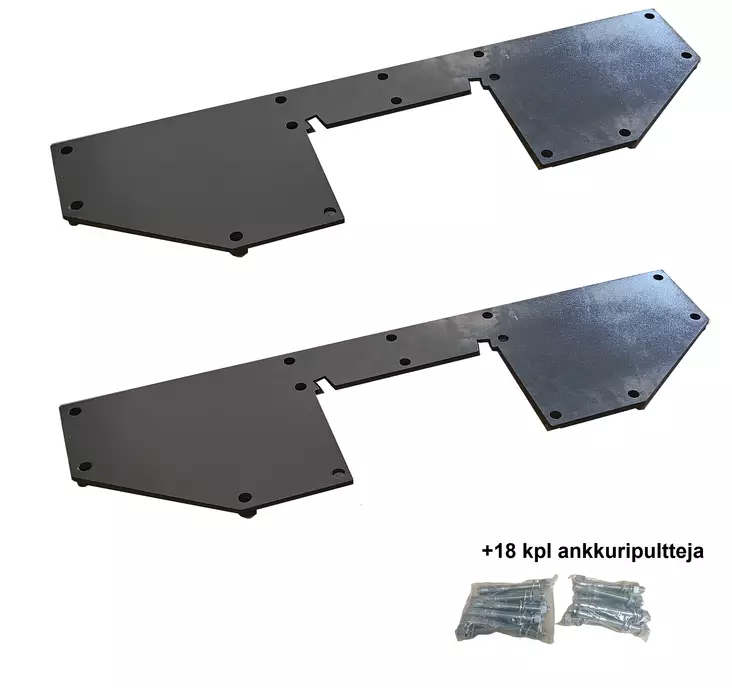 TUHA TN-200/S 2-pilarinostimen tukilevyt (2 kpl) - Autonostinten varaosat ja tarvikkeet - 764 - 1