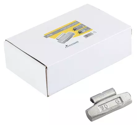 30 g lyöntipaino alumiinivanteelle ZN/FE, 100 KPL - Rengaspainot - 175 - 1