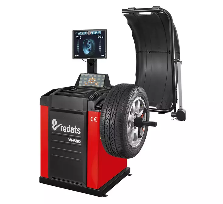 Tasapainotuskone W-680 laserilla - Tasapainotuskoneet - 515 - 1
