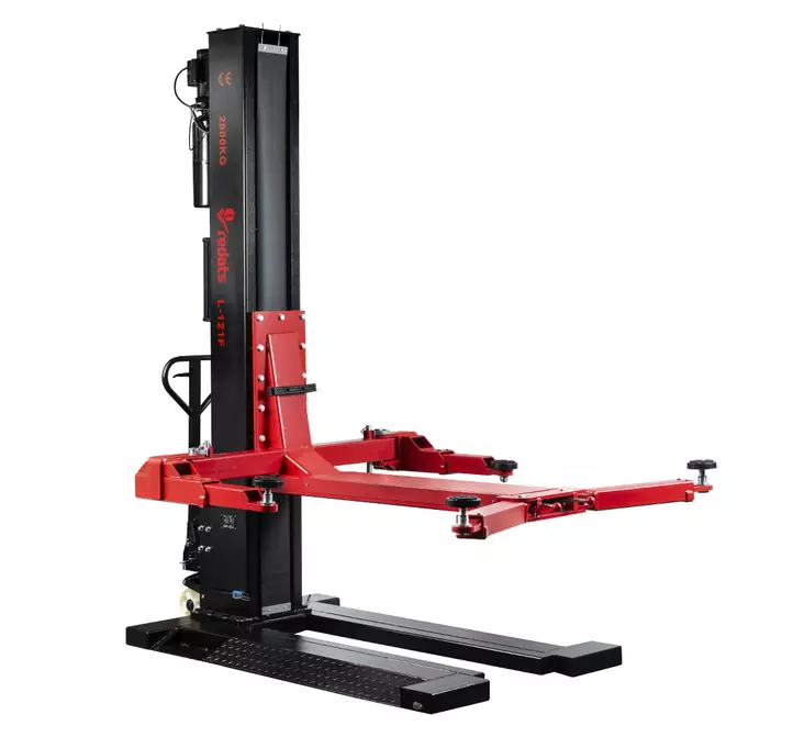 L-121F 1-pilarinostin, automaattinen lukituksen avaus, 2800kg, 230 V - 1-pilarinostimet - 405 - 1