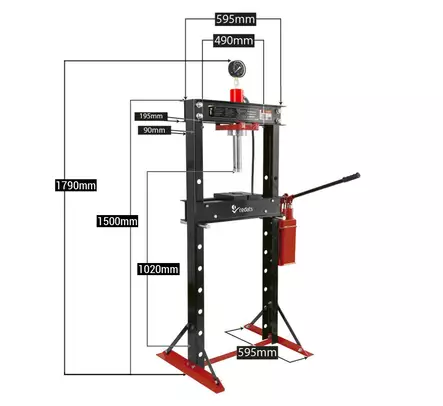 Hydrauliprässi H-370 20T - Prässit ja prässien varaosat - 676 - 2