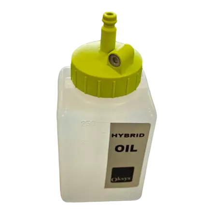 Oksys öljypullo hybridiautoille Oil Lock järjestelmiin - Ilmastoinnin huoltolaitteiden varaosat - 976 - 1