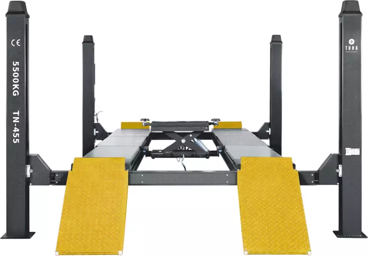 TUHA TN-455 4-pilarinostin, paineilmalukollinen, 5500kg, 400 V - 4-pilarinostimet - 836 - 1