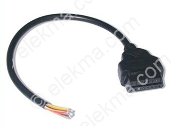 OBD2 (naaras) - PIN16 avoin - Vikakoodinlukijoiden varaosat - 428 - 1